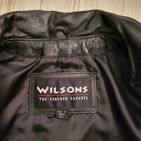Wilsons Leather Vintage Classic Blazer Style Jacket - Picture 8 of 16